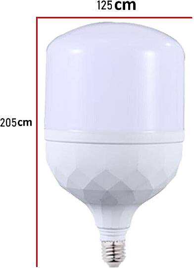 40w Tasarruflu E27 Beyaz Işık Torch Led Ampul - 3